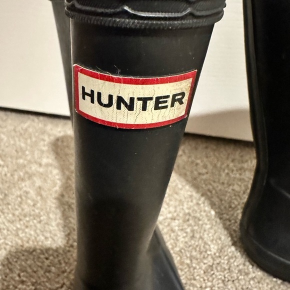 Hunter Black Rain Boots - Picture 5 of 12